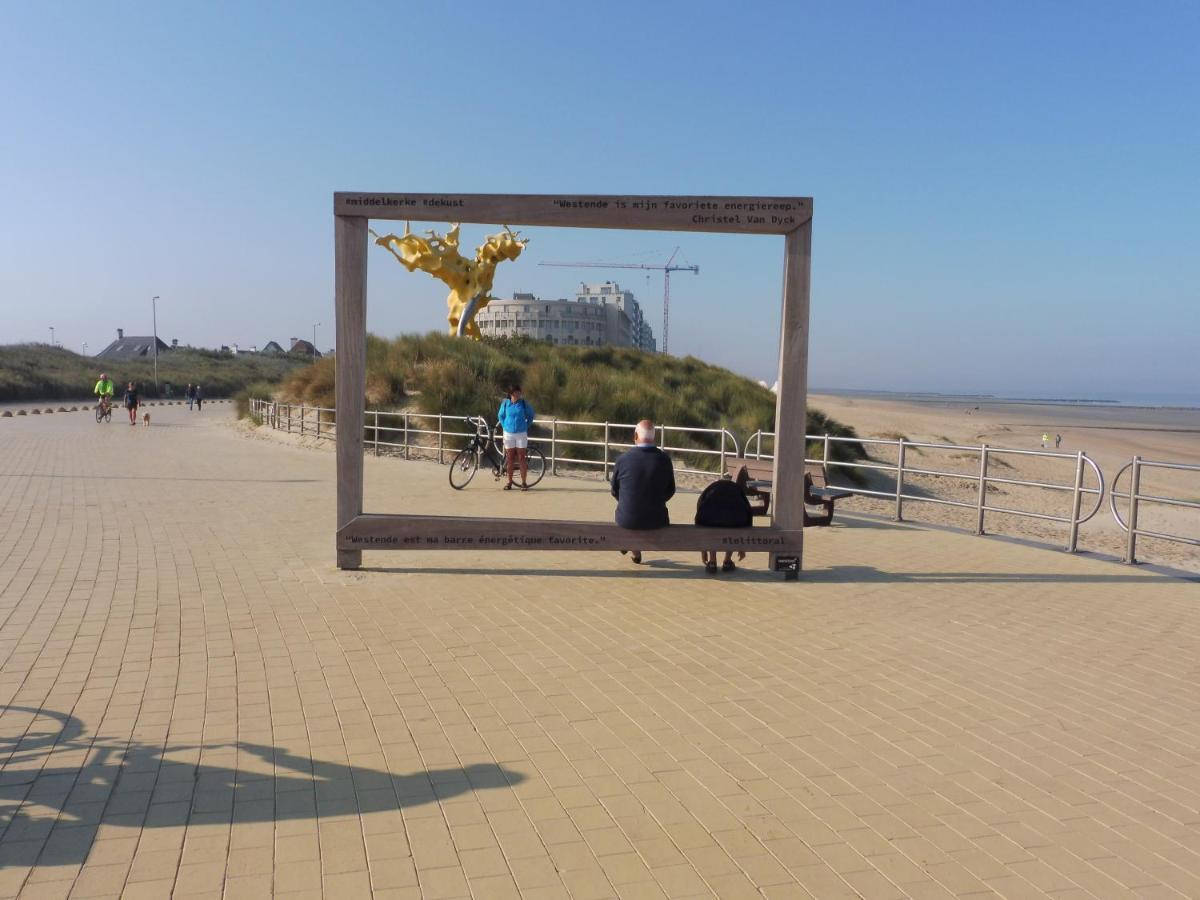 Studio On The Beach With Sea View Мідделкерке Екстер'єр фото